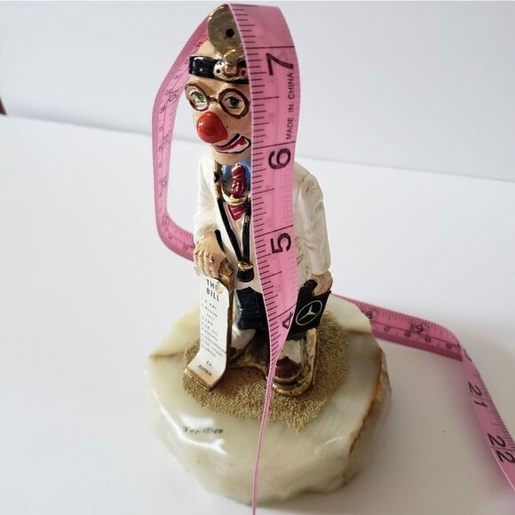 Vintage Ron Lee Clown "88" Doctor Bill Mercedes Manual Sculpture Figurine Signed - Picture 9 of 11